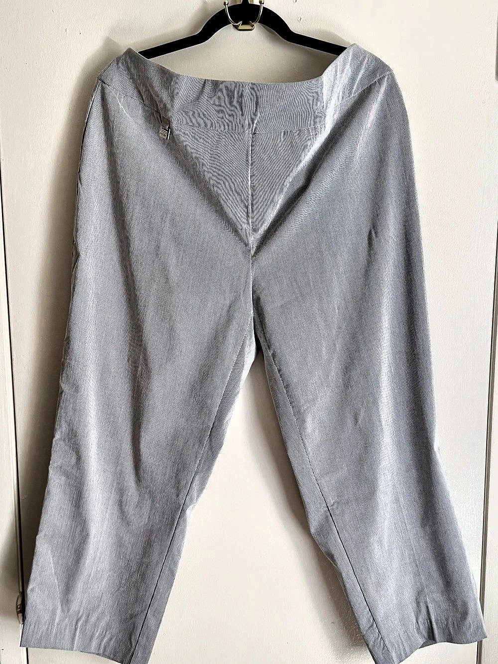 Striped Slacks Tummy Control 2x